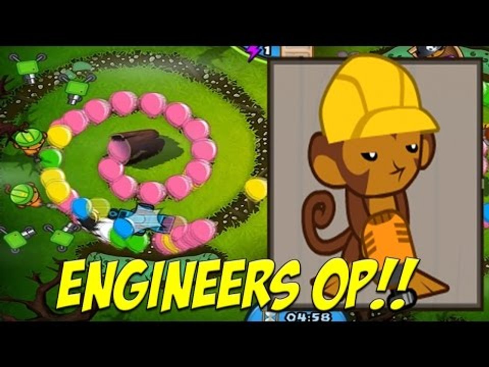 BLOONS ENGINEER IS OP!! NEW FAV MONKEY| BLOONS TD BATTLES