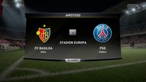 FC Basilea vs PSG Fifa 17 Champions League Gameplay HD Full Match Partido completo
