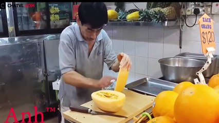 Cách gọt trái cây BÁ ĐẠO của người nước ngoài
