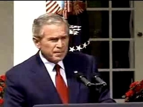 Bush parle d'explosifs dans des tours...WTC ?