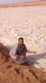 Une rivière de sable en Iraq incroyable !