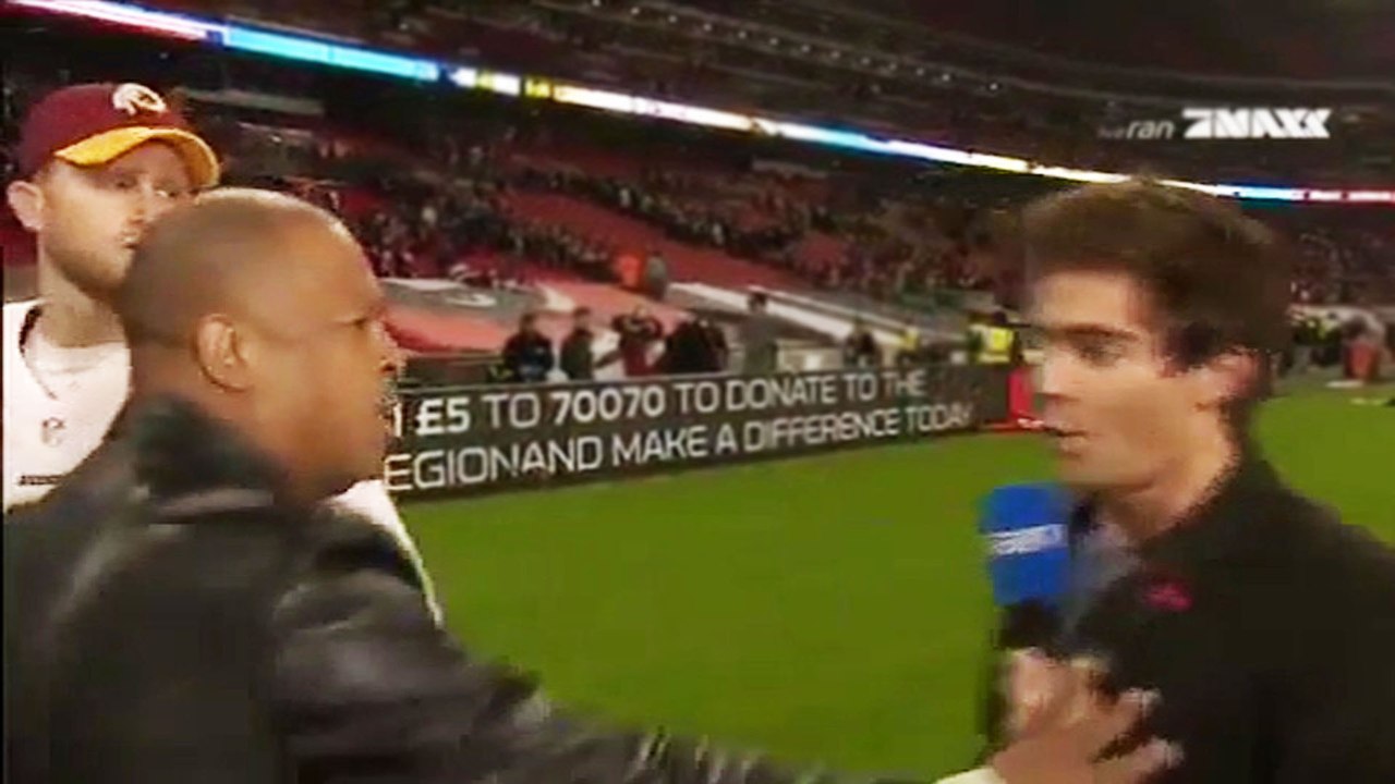 Washington Redskins PR Guy Shoves Reporter