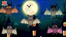 Finger Family | Halloween Epic Battles Pumpkin Vs Bat | Finger Family Nursery Rhymes
