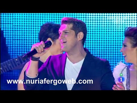 Nuria Fergó: cantado Mi música es tu voz en el concierto de OT. El Reencuentro