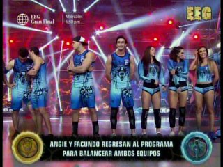 Angie vuelve a EEG y Nicola puso la peor cara