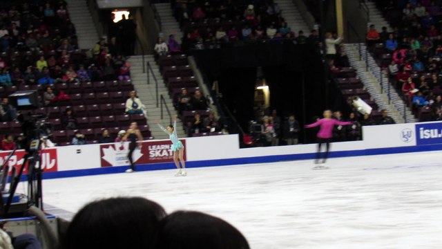 Satoko Miyahara 2016 Skate Canada Practice 2016-10-27 - SP