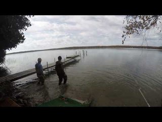 Getting the Dock in at Kangaroo Lake - GoPro Timelapse Video