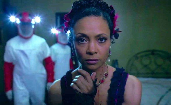 WESTWORLD - S1E6 The Adversary - Evan Rachel Wood, Thandie Newton, Jeffrey Wright, Anthony Hopkins - HBO