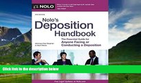 Big Deals  Nolo s Deposition Handbook  Full Ebooks Most Wanted