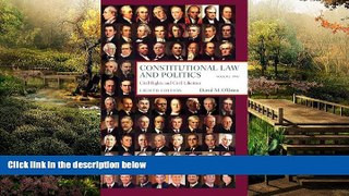 READ FULL  Constitutional Law and Politics, Vol. 2: Civil Rights and Civil Liberties, 8th Edition