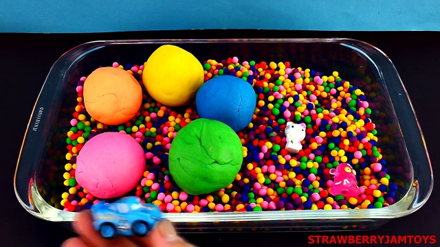 Minions Play Doh Shopkins My Little Pony Hello Kitty Dippin Dots Surprise Eggs by StrawberryJamToys