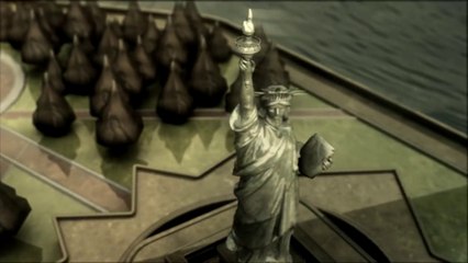 Générique Game of Thrones version amérique du nord.. USA / Mexique / Canada - Maison Blanche, Statue de la liberté