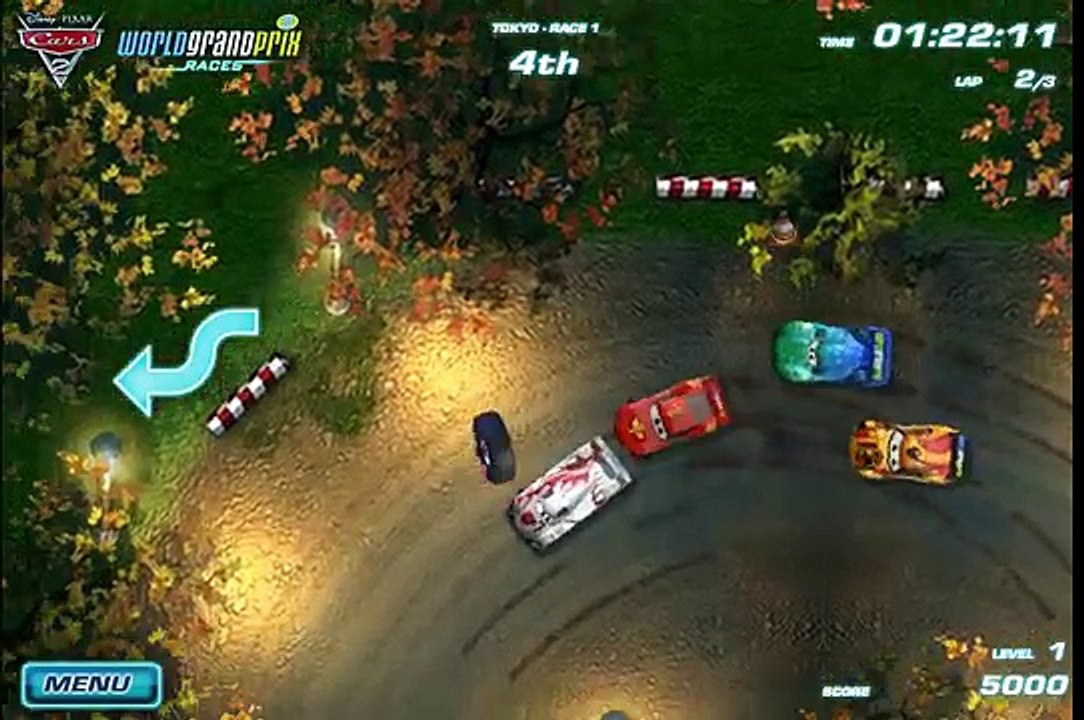 Cars 2 World Grand Prix Races - Cars 2 Movie Game - Top down Cars game