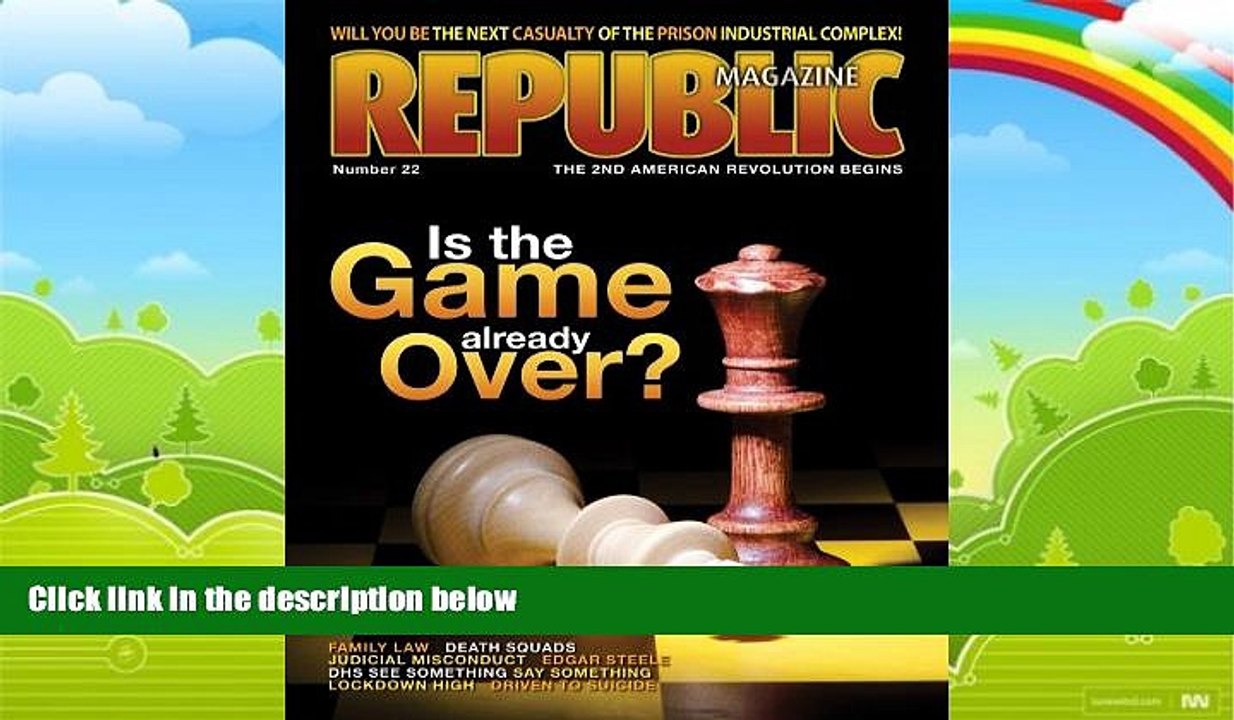Books to Read  Republic Magazine Issue #22 - Is the Game Already Over?  Full Ebooks Best Seller