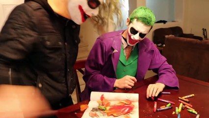 Joker vs Joker - Crazy Food Fight - Fun Superhero Real Life! | Superhero Movie