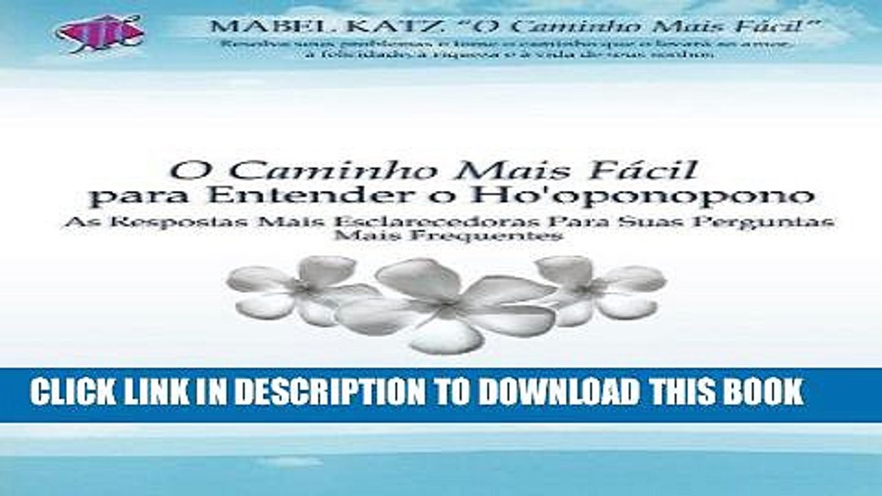 [PDF] O Caminho Mais FÃ¡cil para Entender o Ho oponopono (Portuguese Edition) Popular Online
