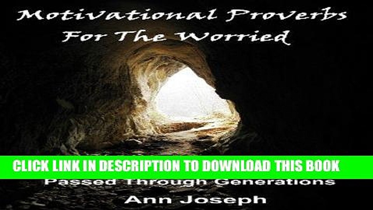 [PDF] Motivational Proverbs For The Worried Popular Online