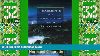 Big Deals  Fragments of a Farewell Letter Read by Geologists  Best Seller Books Most Wanted