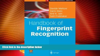 Big Deals  Handbook of Fingerprint Recognition (Springer Professional Computing)  Best Seller