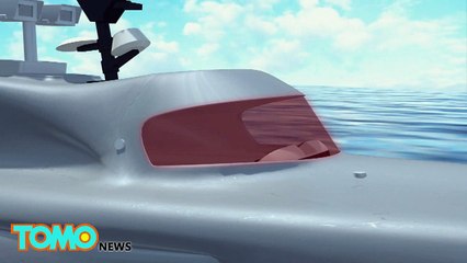 Marinha britânica testa lancha espiã drone no rio Tâmisa.