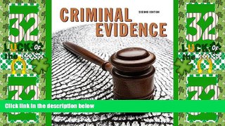 Big Deals  Criminal Evidence (2nd Edition)  Best Seller Books Best Seller