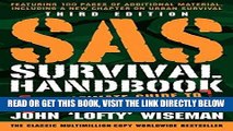 [FREE] EBOOK SAS Survival Handbook, Third Edition: The Ultimate Guide to Surviving Anywhere ONLINE