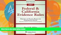 Big Deals  Federal   California Evidence Rules 2007 (Statutory Supplement)  Best Seller Books Most