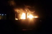 Silivri'de Korkutan Yangın! Fabrika Alev Alev Yandı