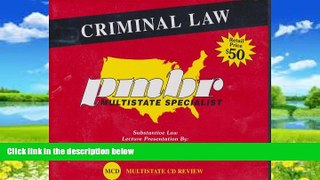 Big Deals  PMBR Multistate CD Review: Criminal Law (PMBR Multistate Specialist  Full Ebooks Most