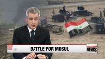 Iraqi forces make their first push into Mosul