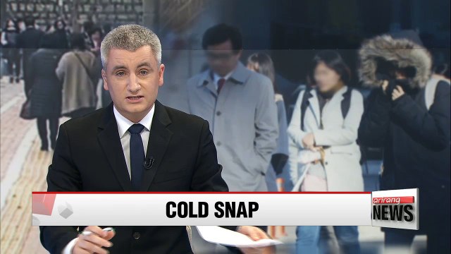 Morning low dips below freezing in central Korea