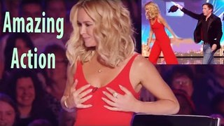 Christian Lee took Amanda’s bra! -_- Britain’s Got Talent - Amazing Auditions
