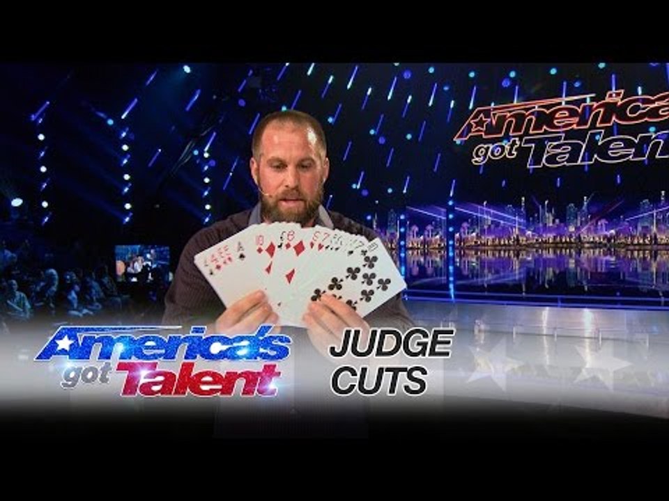 Jon Dorenbos- Football-Playing Magician Earns Golden Buzzer From Ne-Yo - America's Got Talent 2016