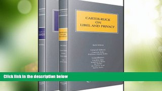 Big Deals  The Law of Damages: WITH Carter-Ruck on Libel and Privacy (Butterworths Common Law