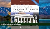 Books to Read  Fundamentals of California Litigation for Paralegals, Fifth Edition (Aspen