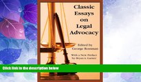 Big Deals  Classic Essays on Legal Advocacy  Full Read Best Seller