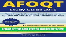 [READ] EBOOK AFOQT Study Guide 2016: Test Prep   Practice Test Questions for the Air Force Officer