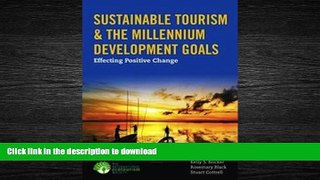 FAVORIT BOOK Sustainable Tourism     The Millennium Development Goals: Effecting Positive Change