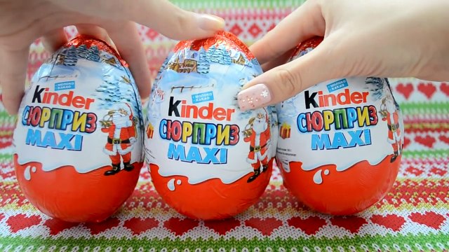 Новогодний Киндер Сюрприз МАКСИ new. Kinder Surprise MAXI Christmas new. Рождественская серия