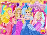 Disney Blonde Princess Cinderella Snow White Prom Shopping - Games for children