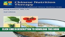 [PDF] Chinese Nutrition Therapy: Dietetics in Traditional Chinese Medicine (TCM) (Complementary