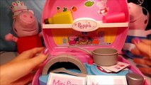 Peppa Pig Carry Case Playset Mini Pizza Peppa Pig Chef Cooking Playset Video Toy Review Play Doh