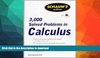 READ  Schaum s 3,000 Solved Problems in Calculus (Schaum s Outlines) FULL ONLINE