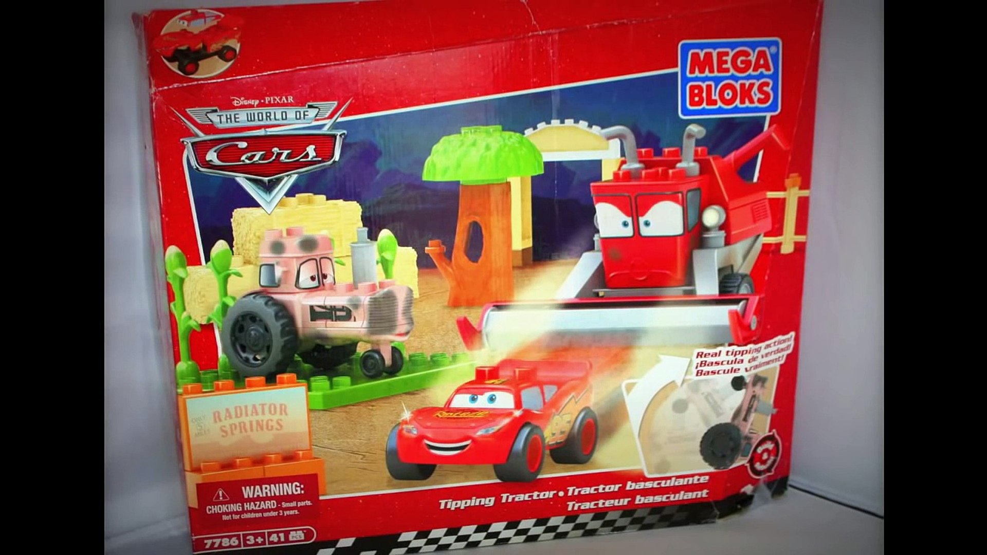 mega bloks tractor tipping