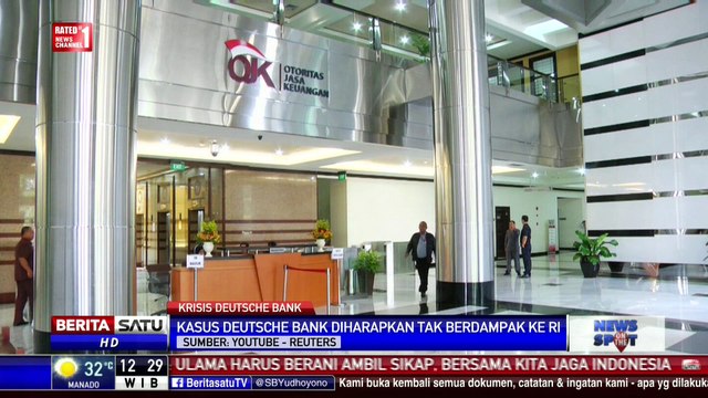 Krisis Deutsche Bank Dikhawatirkan Berdampak pada Pasar Keuangan Indonesia