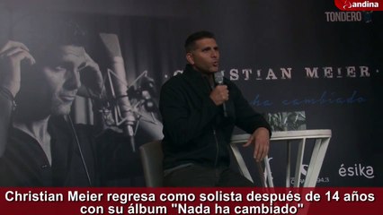 Christian Meier lanza disco producido por Gian Marco _ANDINA D