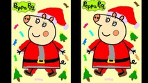 Peppa Pig Christmas Santa Claus || Coloring Book Peppa Pig || Coloring Pages for Kids