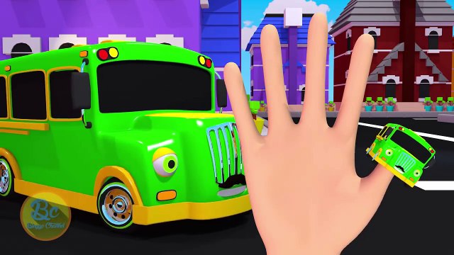 Bus 3D Finger Family | Nursery Rhymes | 3D Animation In HD From Binggo Channel