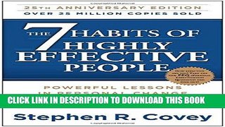 [New] Ebook The 7 Habits of Highly Effective People: Powerful Lessons in Personal Change Free Online