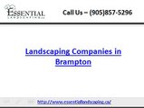 Landscaping Companies in Brampton - Essential Landscaping
